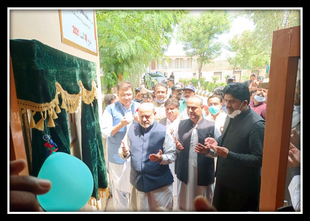 Inauguration of BHU Plus Muhabat Dero Jatai by Syed Mohsin Ali Shah, Commissioner SBA Division
